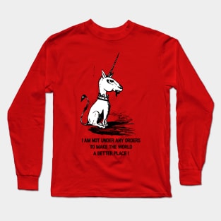 Bad Unicorn Long Sleeve T-Shirt